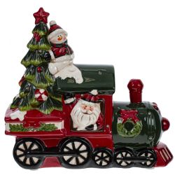 GAEM Фигурка декоративная "Поезд" с подсветкой (АААх3, н/п), L28 W12 H26 см