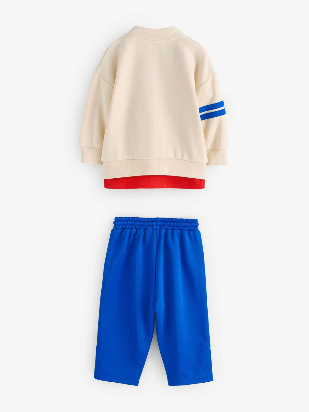 Комплект из трех предметов для мальчика Next E60-682, Красный, Синий, Молочный