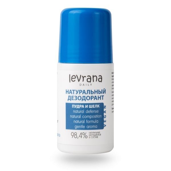 Daily Натуральный дезодорант «Пудра и шелк», 65 мл (Levrana)