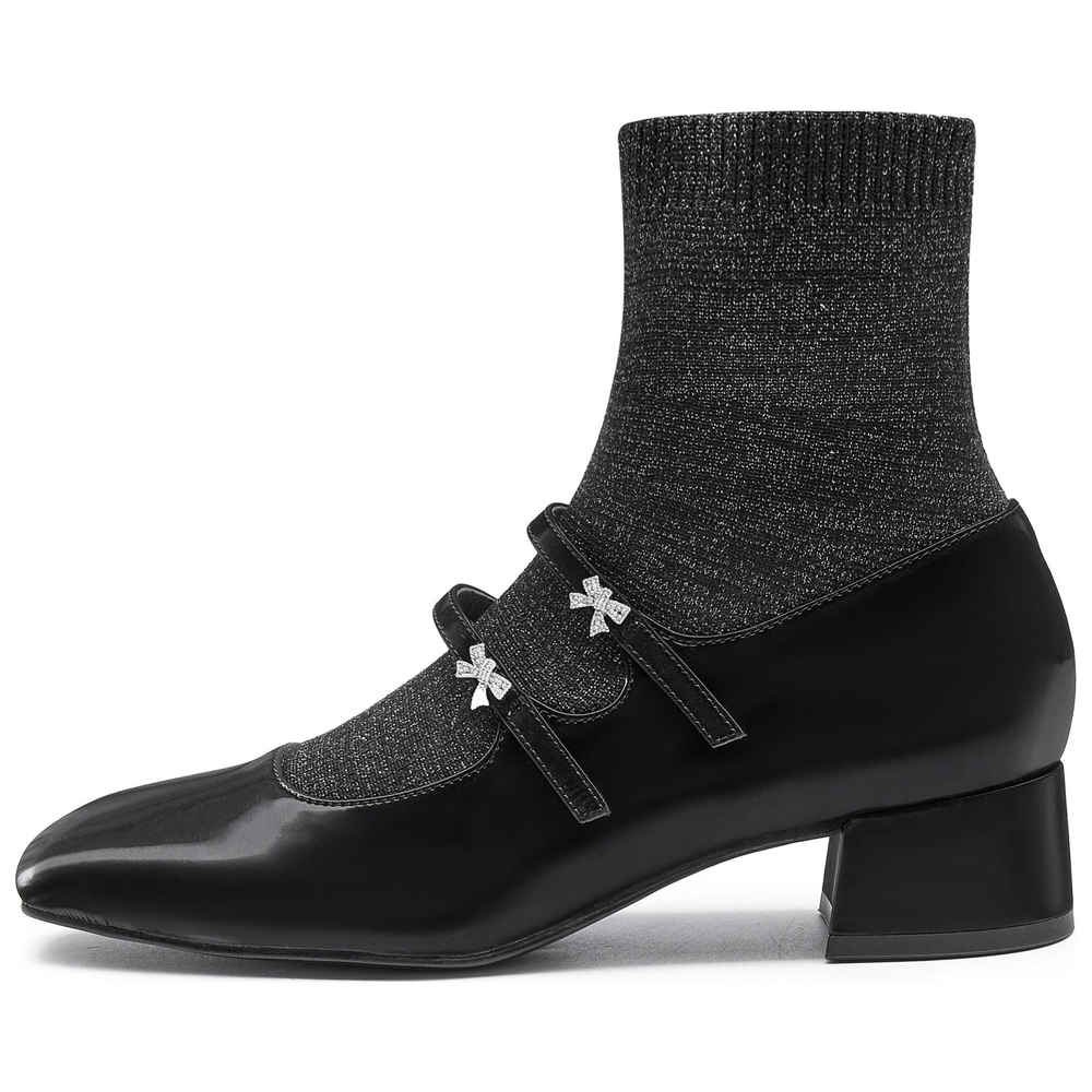 Joypeace Stretch & Sock Boots Women"s Black