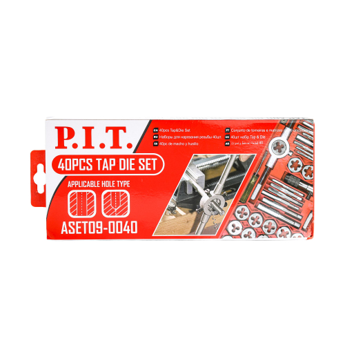 Наборы для нарезания резьбы P.I.T. 40 шт (ASET09-0040)