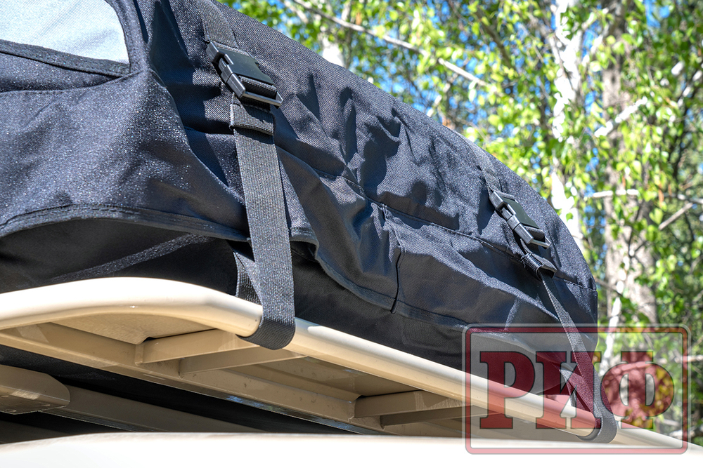 Бокс автомобильный на крышу мягкий (98x73.5x32 см) РИФ