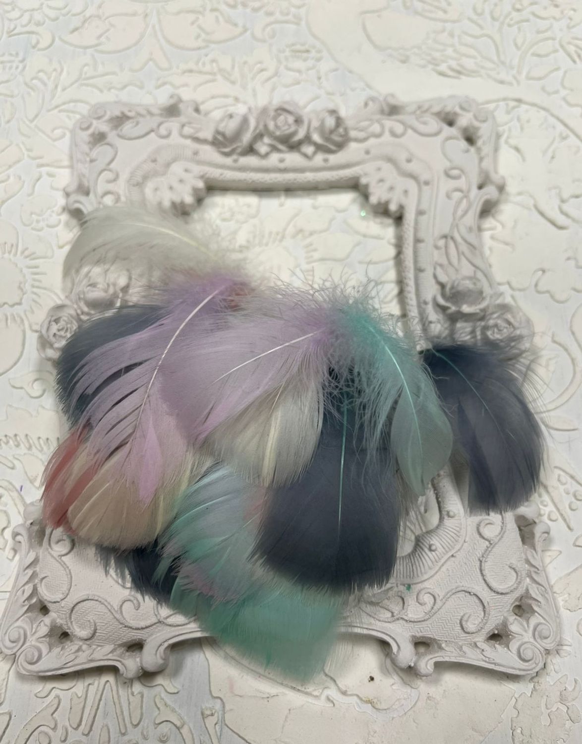 перья 7-12см цвет 