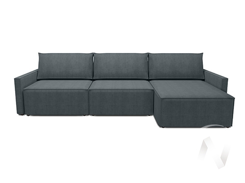 Диван угловой Пегас 2 (ДУ) LUMA 24 (графитовый)