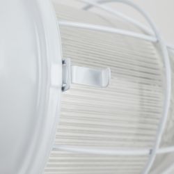 Светильник ЭРА НСП 41-200-003 с решеткой Желудь сталь стекло IP54 E27 max 200Вт 172х306х315 белый