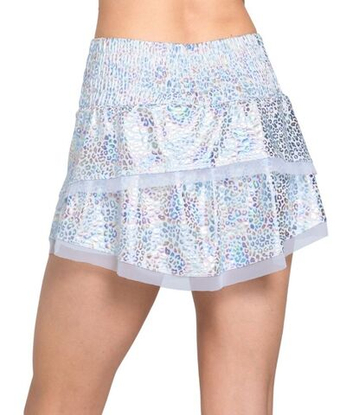 Теннисная юбка Lucky in Love Novelty Prints High Waist Rainbow Leopard - разноцветный