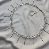 Колье «Кристальный Дождик» — горный хрусталь