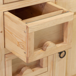 Тумба кухонная Прованс 2 двери 6 ящиков из массива сосны (нижняя часть буфета)