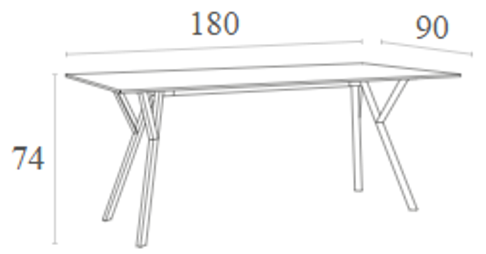 Стол пластиковый Max Table 180