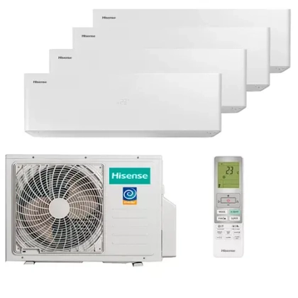 Мульти сплит-система Hisense на 4 комнаты (25+25+25+25 кв.м.) Vision