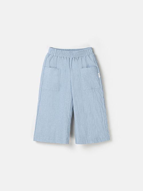 Брюки кюлоты хлопковые 