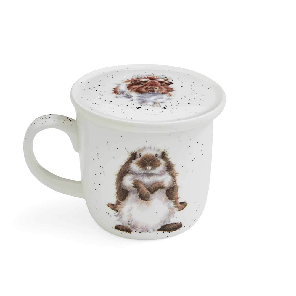 Royal Worcester Кружка Wrendale Designs 290 мл со свинкой и блюдцем