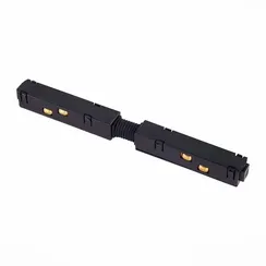 ST006.439.00 Коннектор питания прямой для магнитного шинопровода  ST-Luce Черный СКАЙЛАЙН 48V