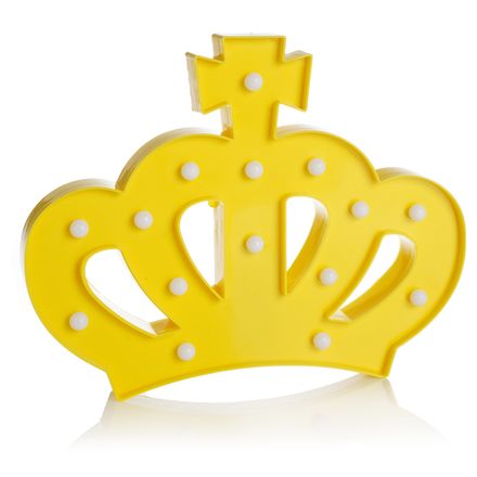 Световая фигура "Золотая корона" 22,5*28 см