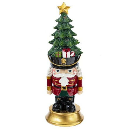 GAEM Фигурка декоративная с подсветкой "Щелкунчик" (2хAA н/п), L10,5 W10,5 H31 см