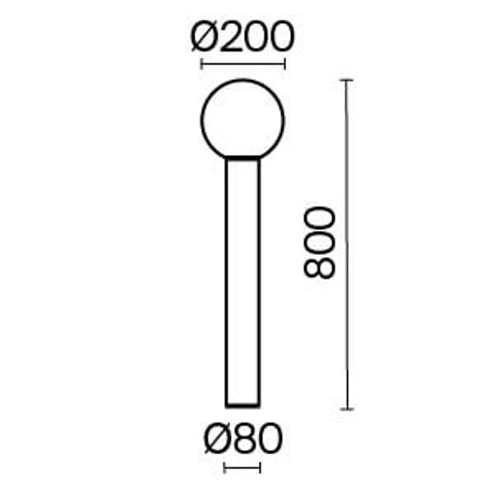 Ландшафтный светильник Outdoor O598FL-01GR