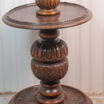 Антикварный торшер со столиком