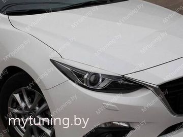 Реснички на адаптивные фары для Mazda 3 BM