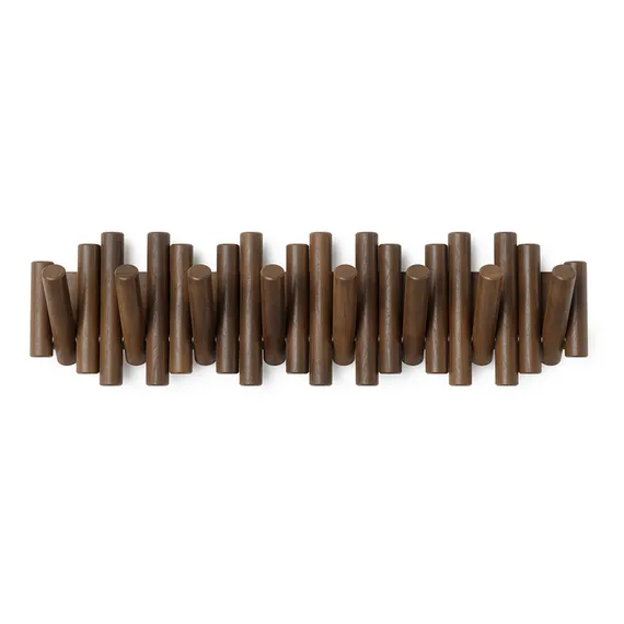 Вешалка настенная picket, 8 крючков, состаренный грецкий орех