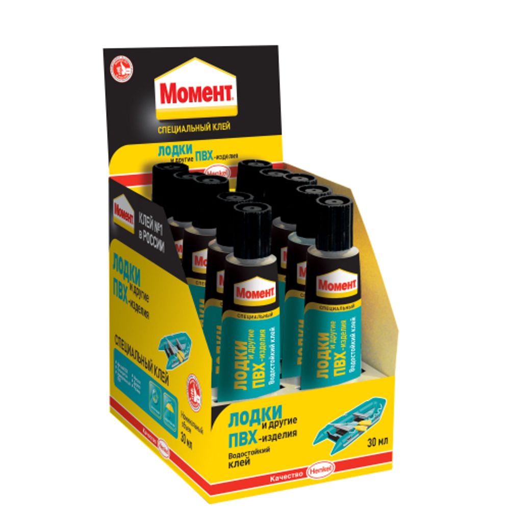 Клей Момент 1940943 для лодок и ПВХ-изделий 30 мл. ШБ | Клеи бытовые и универсальные