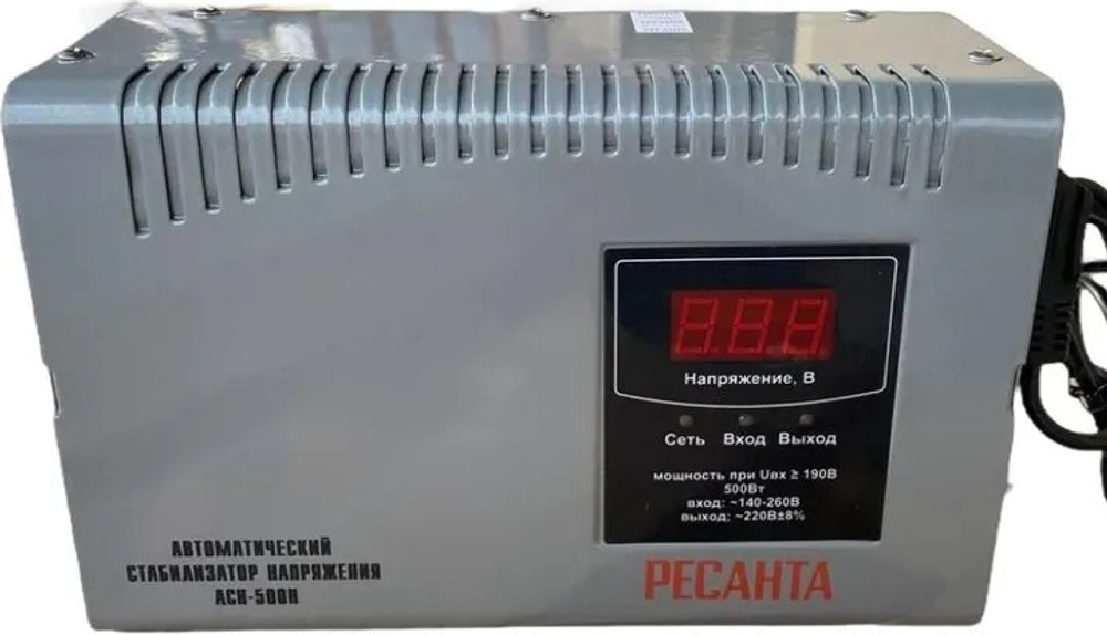 Стабилизатор напряжения Ресанта АСН-500Н