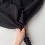 Фактурный хлопок «Рельеф» Чёрный