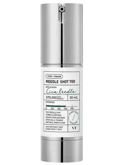 VTCOSMETICS REEDLE SHOT 700 Ночная бустер-сыворотка с микроиглами 30 мл