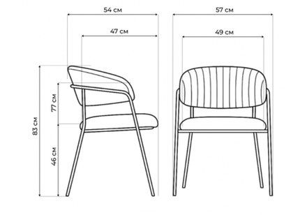 Стул на металлокаркасе Woodville Kamelia светло-фиолетовый, золотой