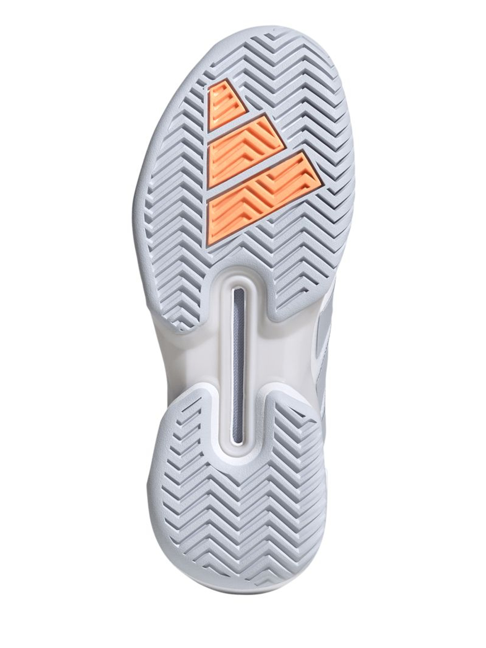 Женские Кроссовки теннисные Adidas Adizero Ubersonic 5 W - cloud white/halo blue/beam orange
