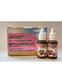 Селен Вощенко - Сироп "Брусничный" (12фл.*20гр.)