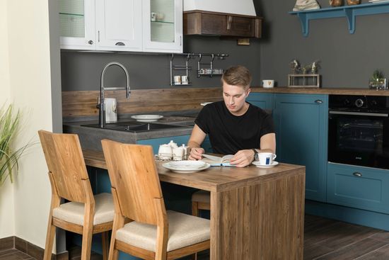 Стул Крафт (дуб/тон 343/ткань Malta 46)