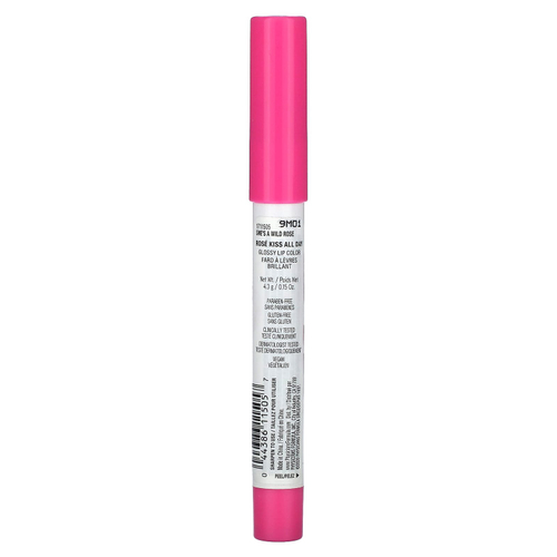 Physicians Formula, Rosé Kiss All Day, блестящая губная помада, 1711505 шиповник, 4,3 г (0,15 унции)