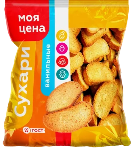 Сухари ванильные Моя цена 350г