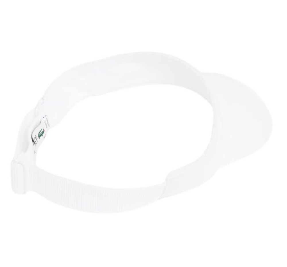 Теннисный козырек Lacoste Diamond Taffeta Sport Visor - white