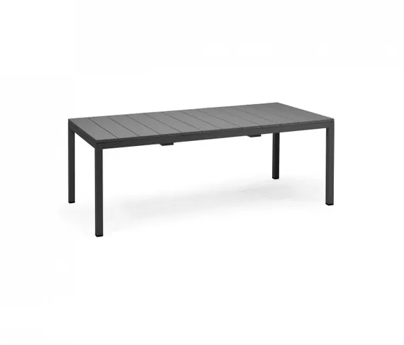 Стол пластиковый раздвижной Rio, 210-280х100 см, антрацит