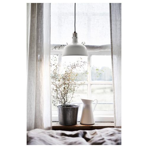 Ваза IKEA SOCKERART (СОККЕРЭРТ), Белый, 22 см