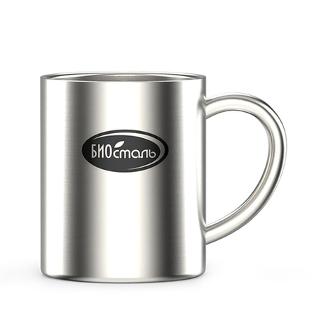 Термокружка Biostal (0,35 литра) c металлической ручкой