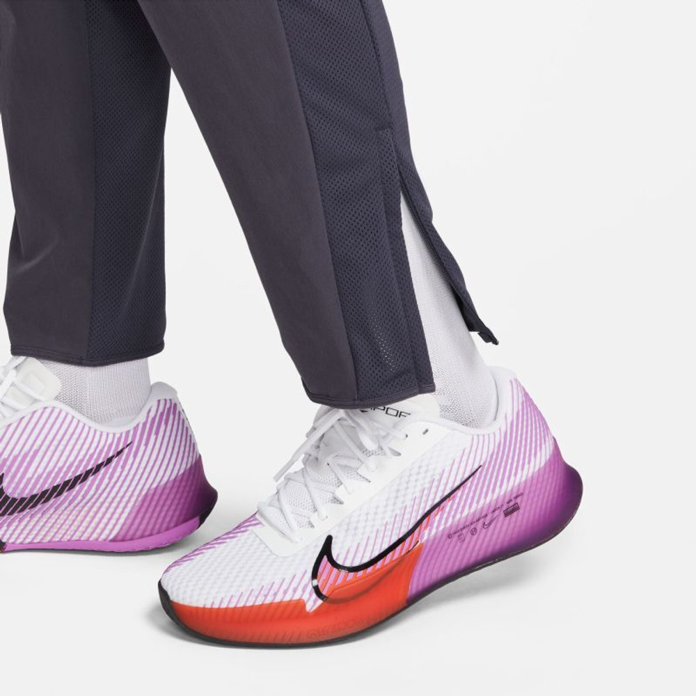 Мужские теннисные штаны Nike Court Advantage Trousers - серый