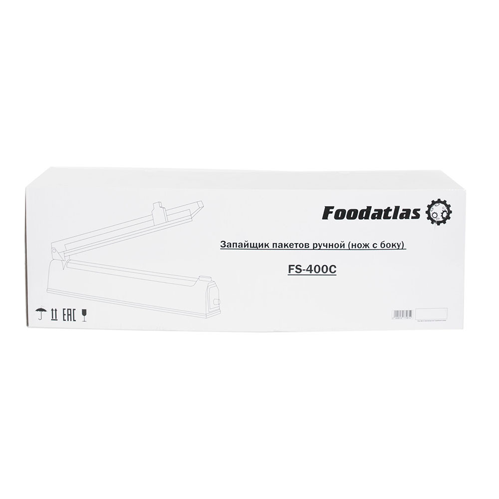 Запайщик пакетов ручной (нож с боку) FS-400C Foodatlas
