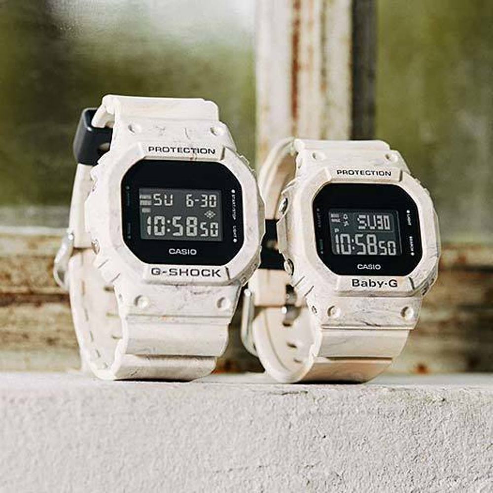 Японские наручные часы Casio G-SHOCK DW-5600WM-5ER с хронографом