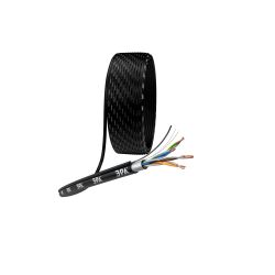 Кабель витая пара ЭРА F/UTP Cat5e 4x2x24 AWG CU PE + ТРОС OUTDOOR 305 м | LAN-кабель витая пара F/UTP-Cu