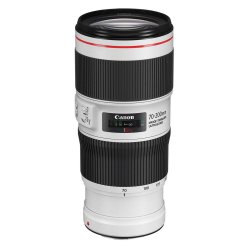 Объектив Canon EF 70-200mm f/4L IS II USM, белый/черный
