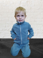 1141 Комбинезон детский флис джинс (60-116)