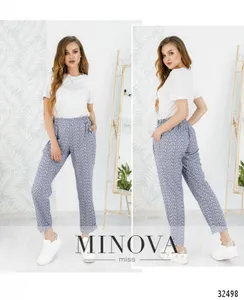 Брюки 1086-джинс Minova
