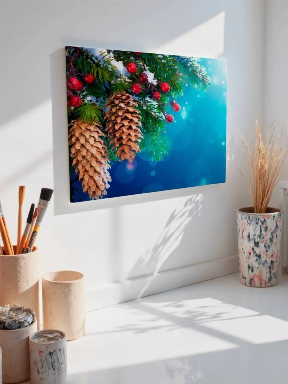 Картина на стену 40 X 50 Шишки