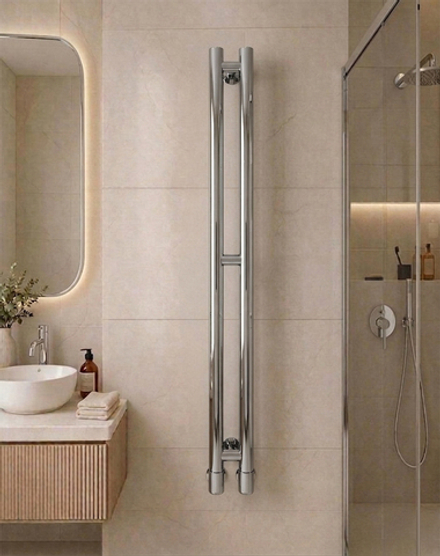 MINI 2-80 длина 80 см водяной полотенцесушитель