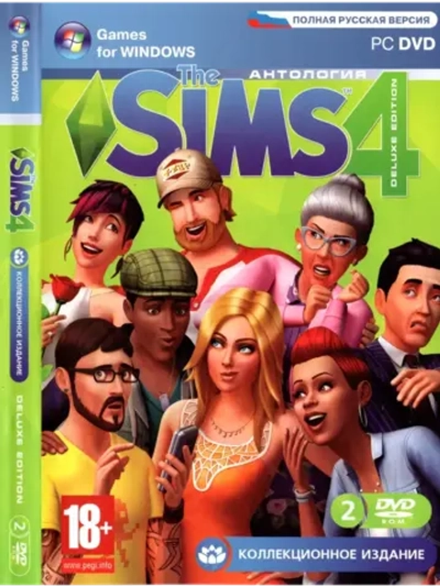 The Sims 4 Delux Edition, игра для ПК на DVD