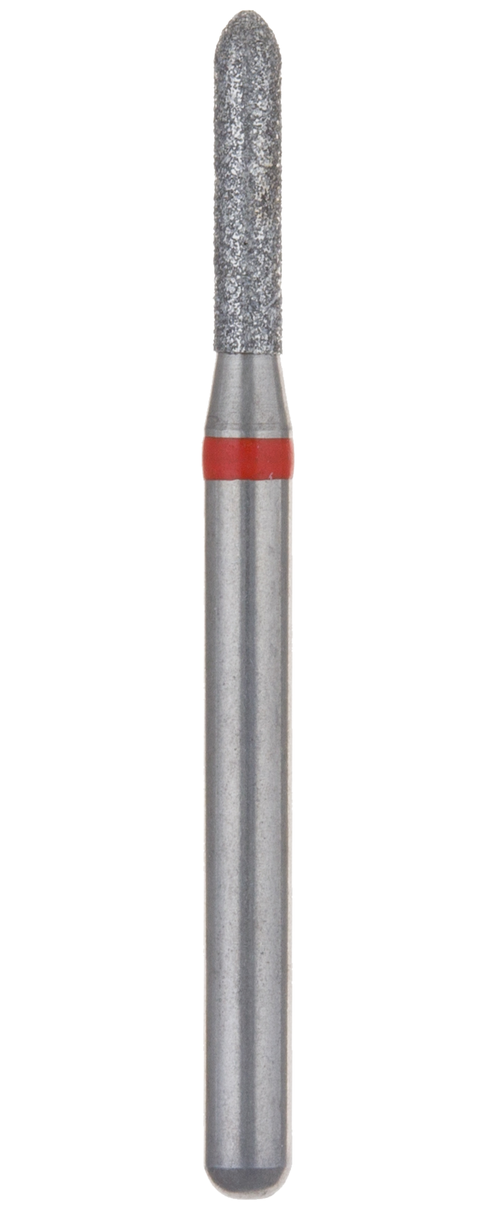 EDENTA F877.314.012 Алмазный бор 877 FG, d 1,2 мм, зернистость мелкая, форма торпеда