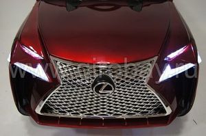 Детский электромобиль River Toys LEXUS E111KX красный фото №10