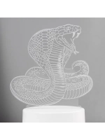 Светильник "Кобра" LED RGB от сети 13,8х9,5х15 см